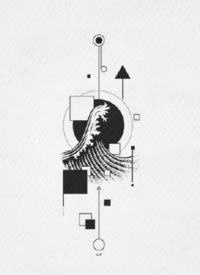 36组适合小臂等位置的小清新极简几何纹身图片