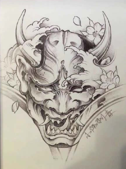 31款各风格的般若主题纹身手稿图片