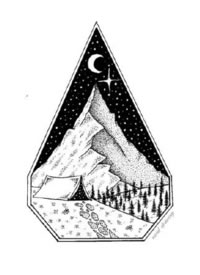 35款三角菱形等几何点刺小风景纹身手稿图片