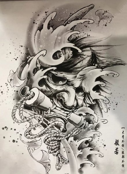 传统风格的33款纹身手稿图片赏析