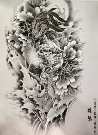 传统风格的33款纹身手稿图片赏析