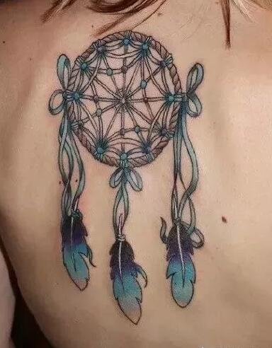 女生捕梦网纹身 适合小女生的9款捕梦网纹身图案