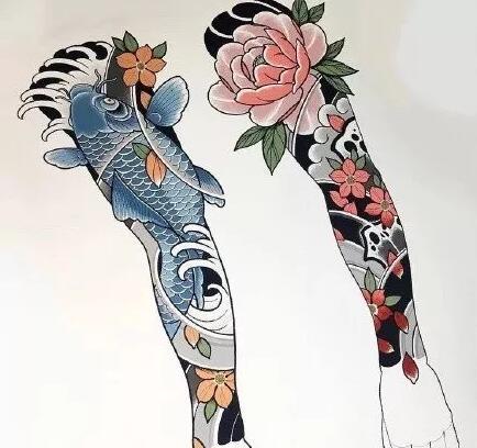 15款花臂的包臂手稿效果图片赏析