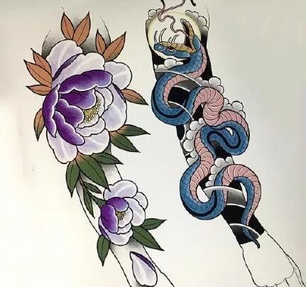 15款花臂的包臂手稿效果图片赏析