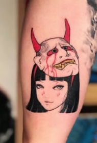 18款富江女孩的小纹身图片