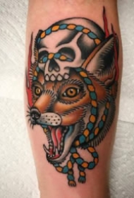 18款oldschool的彩色纹身图案欣赏