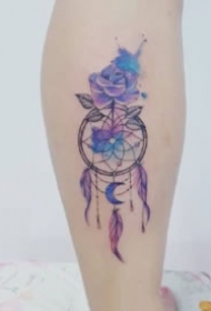 捕梦网刺青 唯美的9张小清新女生捕梦网图案