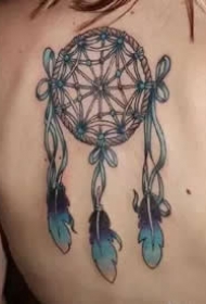 女生捕梦网纹身 适合小女生的9款捕梦网纹身图案