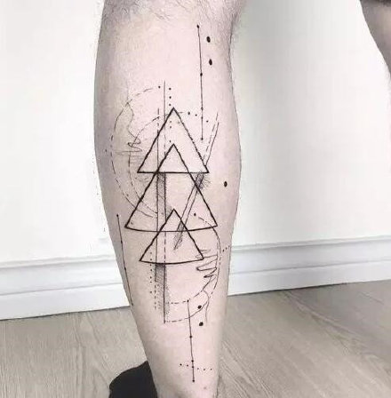 几何纹身：27款几何图形主题的纹身图案和手稿