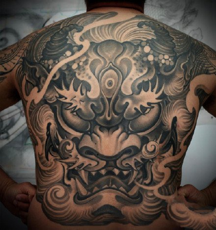18款传统风格等大面积纹身作品欣赏