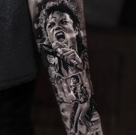 名人纹身：9张影视名人的写实人像纹身图案