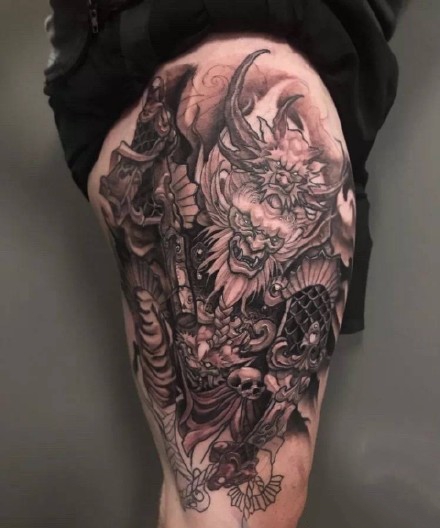 孙悟空纹身 9张齐天大圣孙悟空的霸气纹身图案