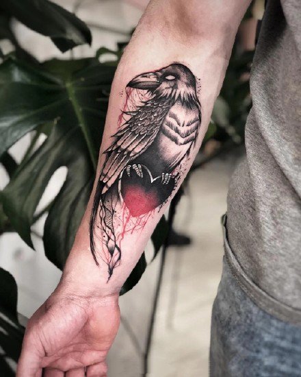 很帅气的9张点线设计纹身图案