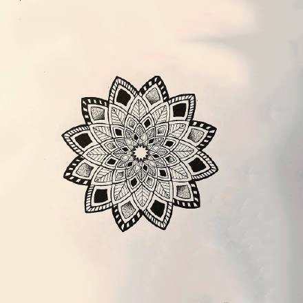 36款繁花主题的纹身手稿图片