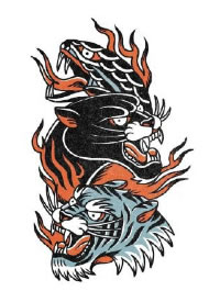 40款彩色的oldschool纹身手稿图片赏析