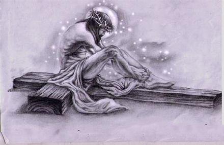 耶稣纹身手稿 耶稣主题的10款纹身手稿素材图片