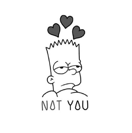 屌屌的18款卡通辛普森纹身手稿图片