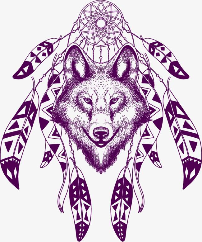 35款唯美的捕梦网纹身手稿素材图片