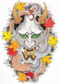 31款各种风格的蛇主题纹身手稿素材