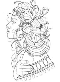 36款各种风格的纹身线稿图片赏析