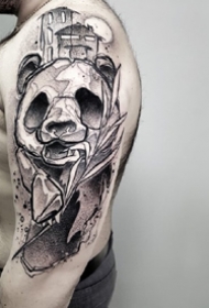 一组迷幻暗黑风格-来自俄罗斯的纹身艺术家的作品