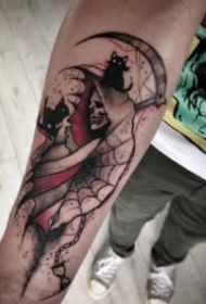 很帅气的9张点线设计纹身图案