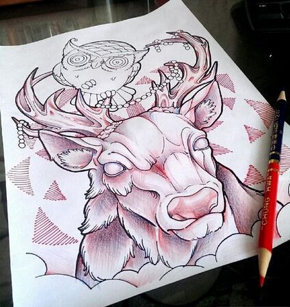 自然物语纹身素材