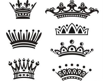 精美图腾皇冠纹身素材