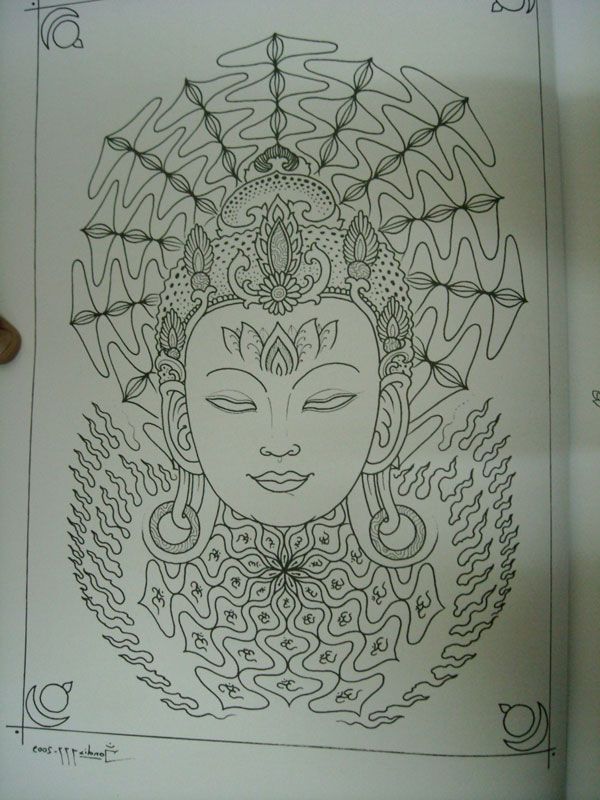 西藏神佛经典纹身素材系列