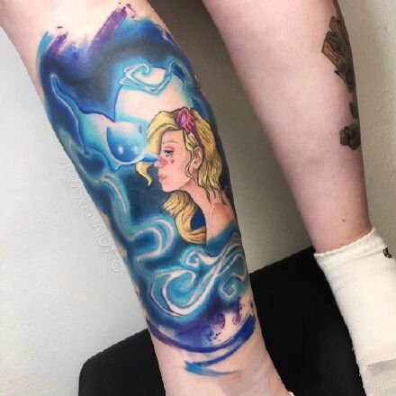 一组魔法般的水彩纹身图片
