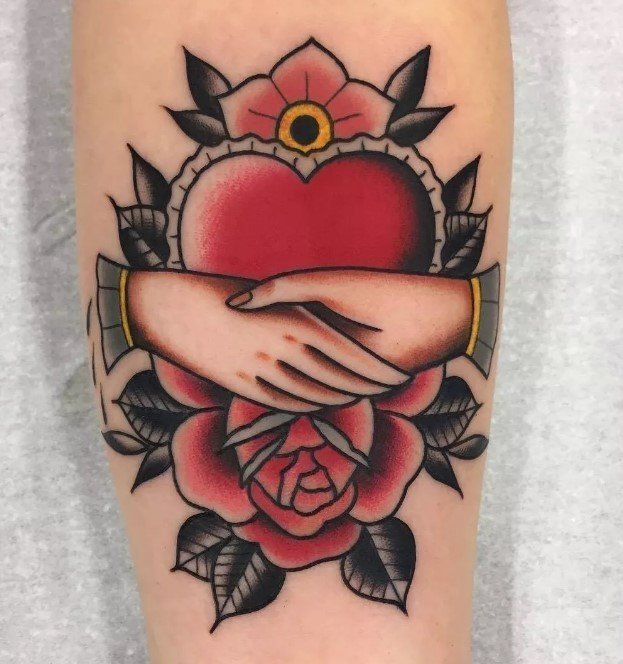 一组old school风格的纹身图案