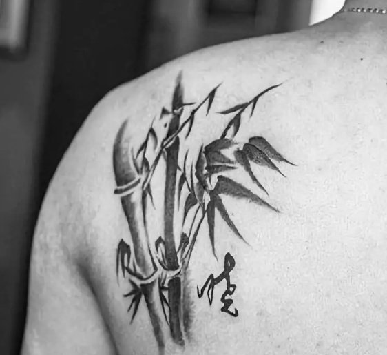 一组带有中国元素的纹身图片