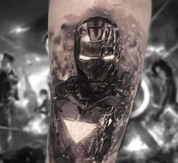 一组酷到爆的写实花臂纹身图片