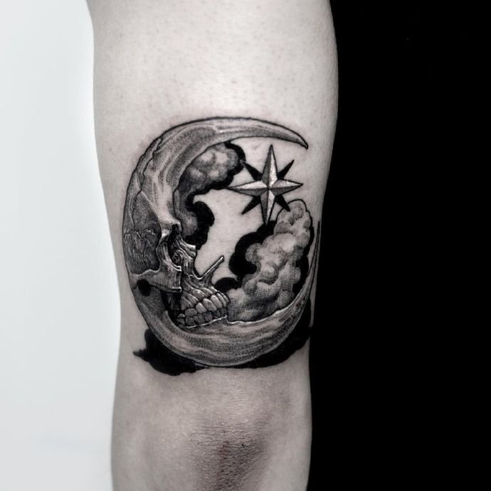 一组暗黑风格的欧美纹身图片