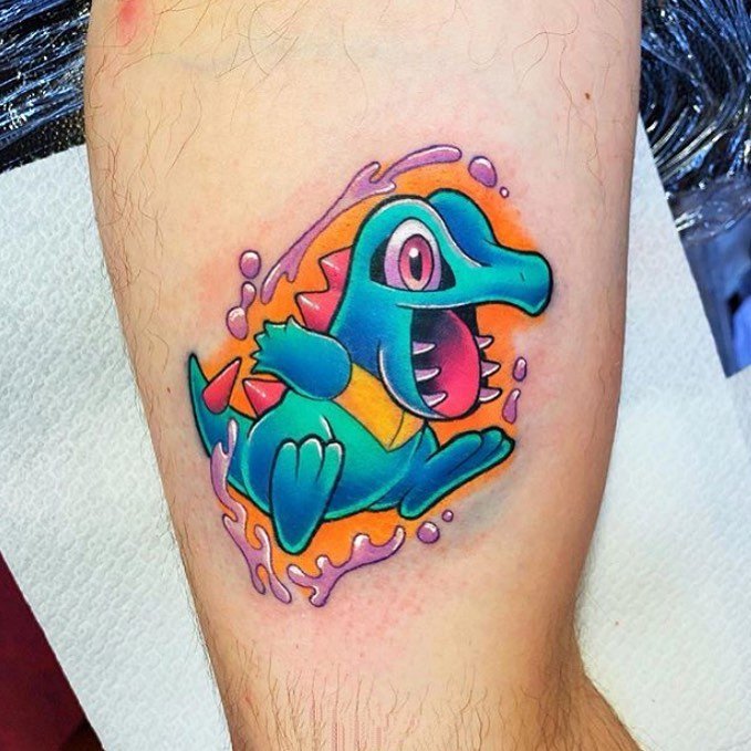 一组可爱的卡通纹身图片