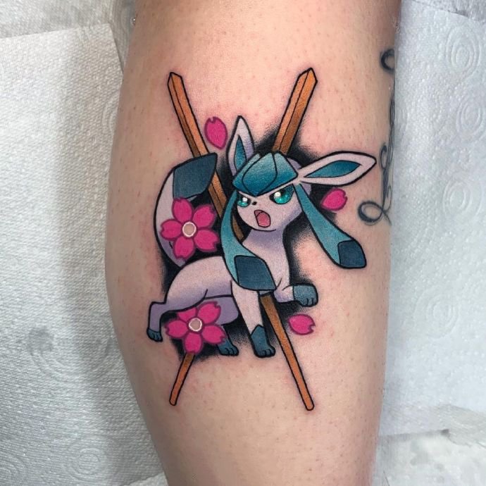 一组可爱的卡通纹身图片