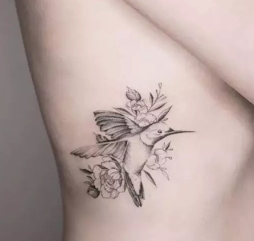 一组很好看的花鸟纹身图片