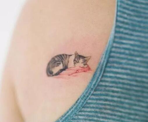 超有爱的萌宠纹身图案精选