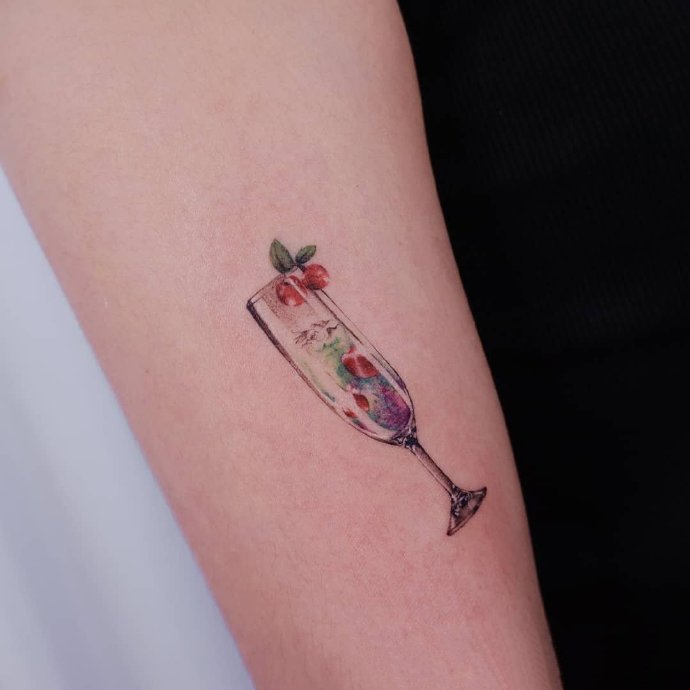 一组个性的小清新纹身图片
