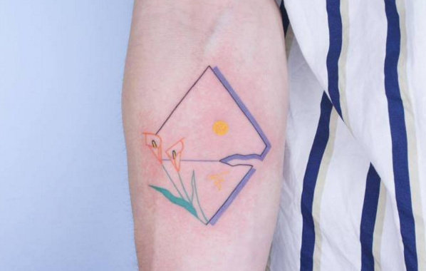 一组小清新的纹身图片欣赏