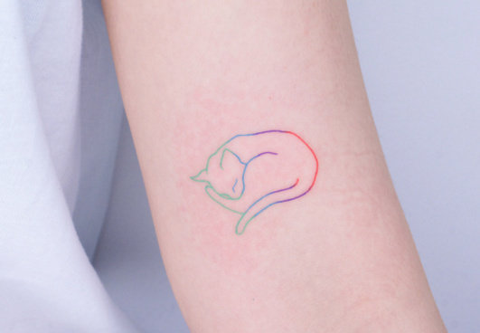 一组小清新的纹身图片欣赏