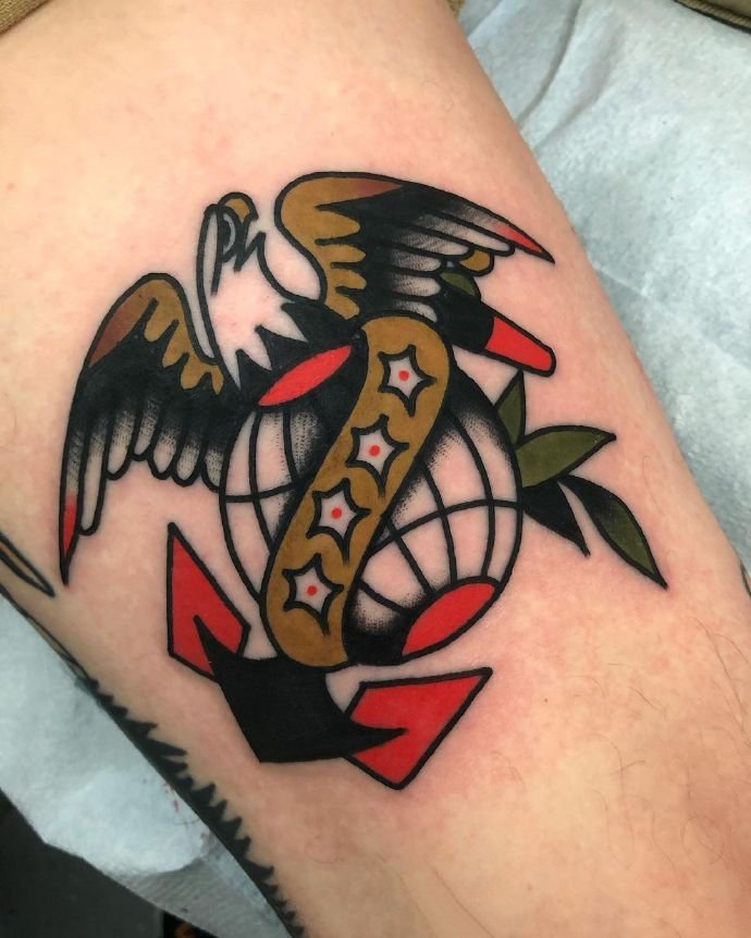 一组具有个性的oldschool纹身图片