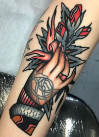 一组具有个性的oldschool纹身图片