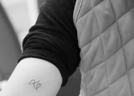 一组女生小清新字体纹身图案参考