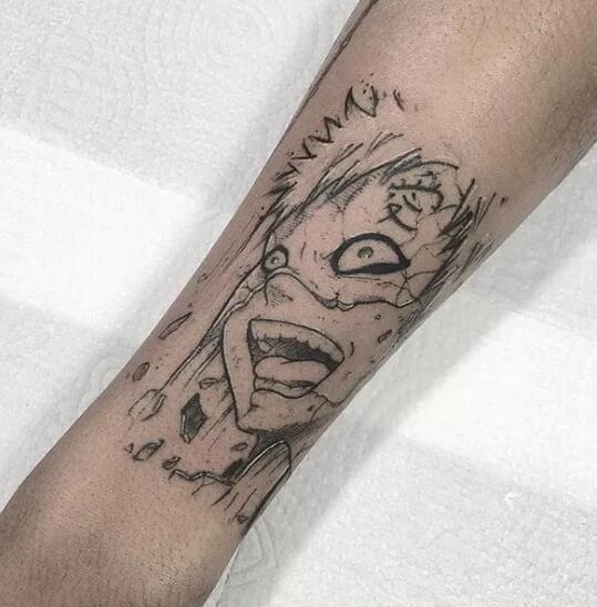 一组卡通图案的纹身作品图片