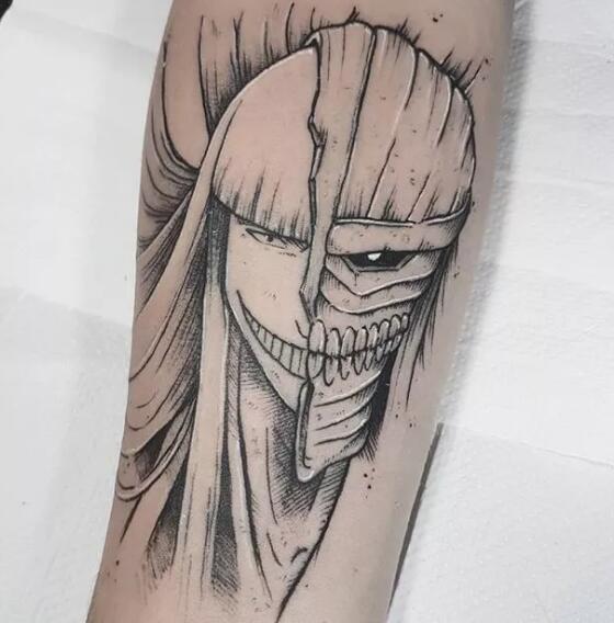 一组卡通图案的纹身作品图片