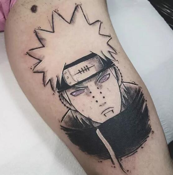 一组卡通图案的纹身作品图片