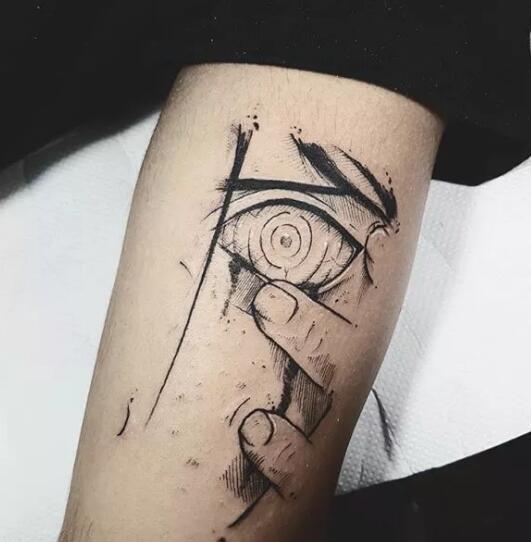 一组卡通图案的纹身作品图片