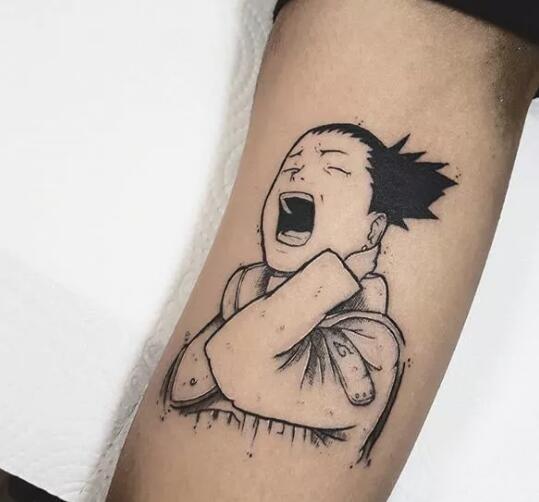 一组卡通图案的纹身作品图片