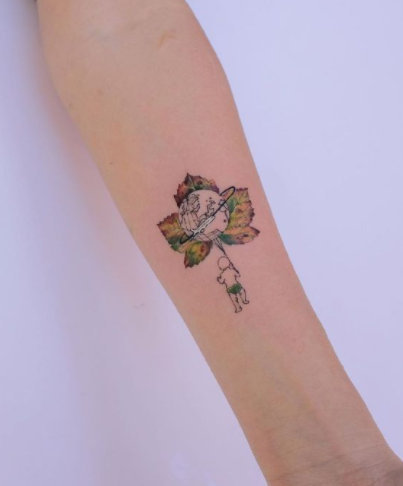 一组小尺寸的清新风格纹身图片